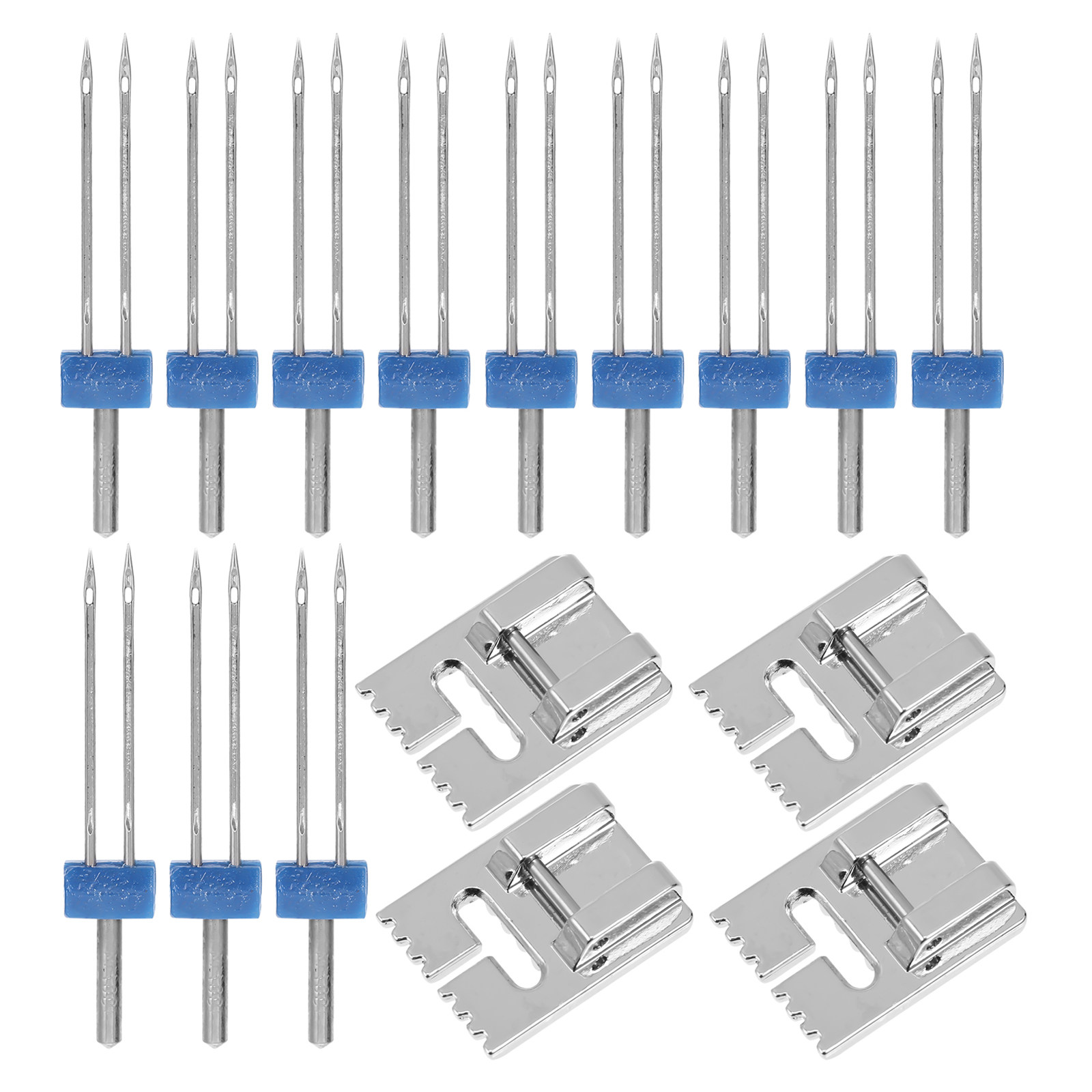 Rolled Hem Foot - 4Sets Sewing Machine Accessories Twin Needle