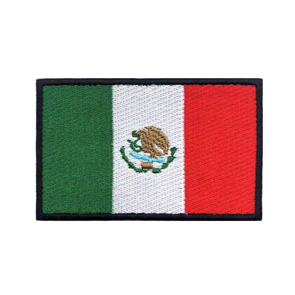 Velcro Sew On - Mexico Cờ Mexico Miếng Dán Tay