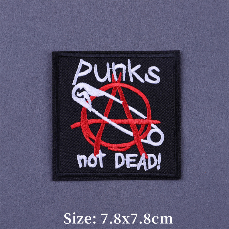 Punk Thêu Sắt Trên Miếng Dán T - đánh giá và giá Velcro Sew On