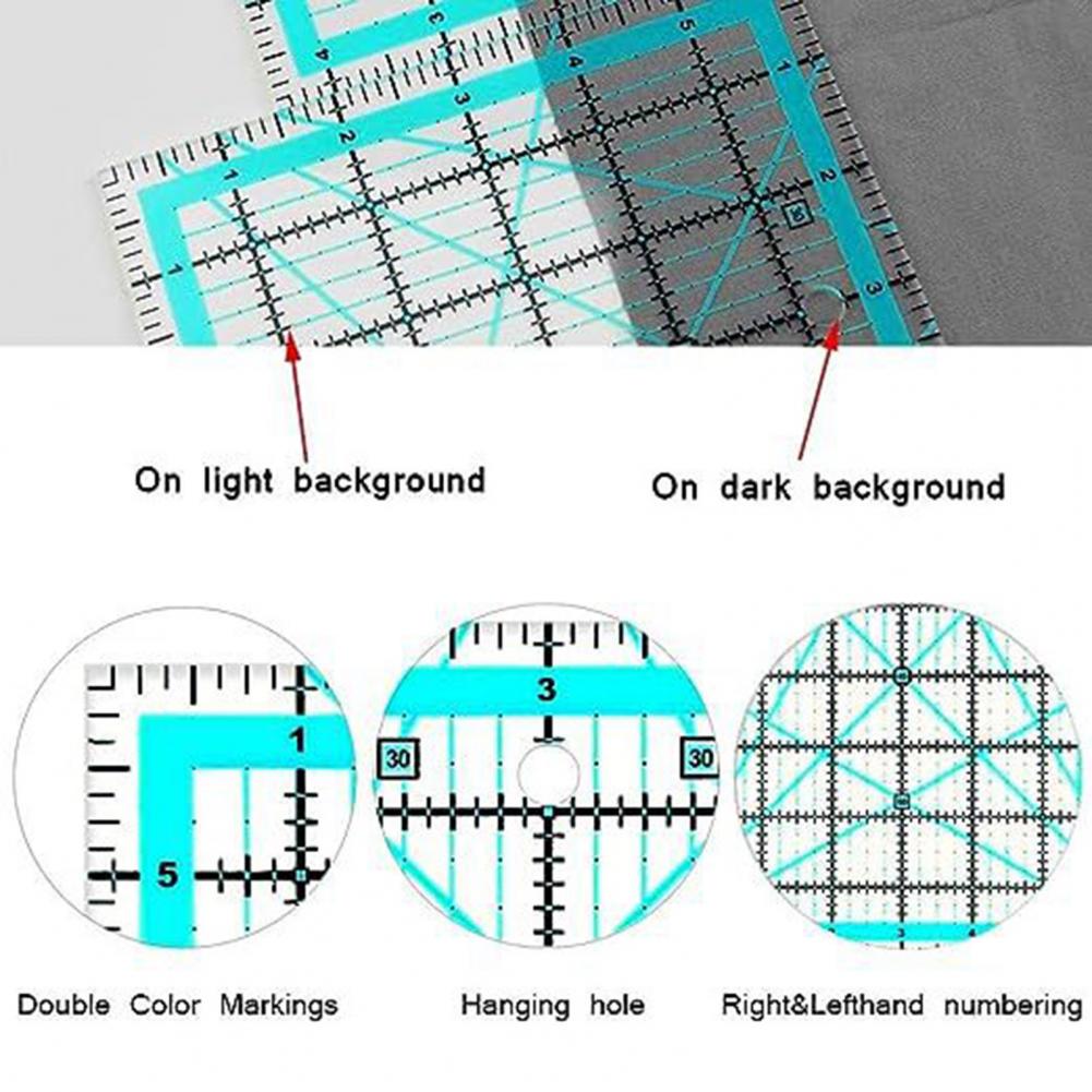 4Pcs Acrylic Quilting Ruler wi - đánh giá và giá Quilting Ruler Square