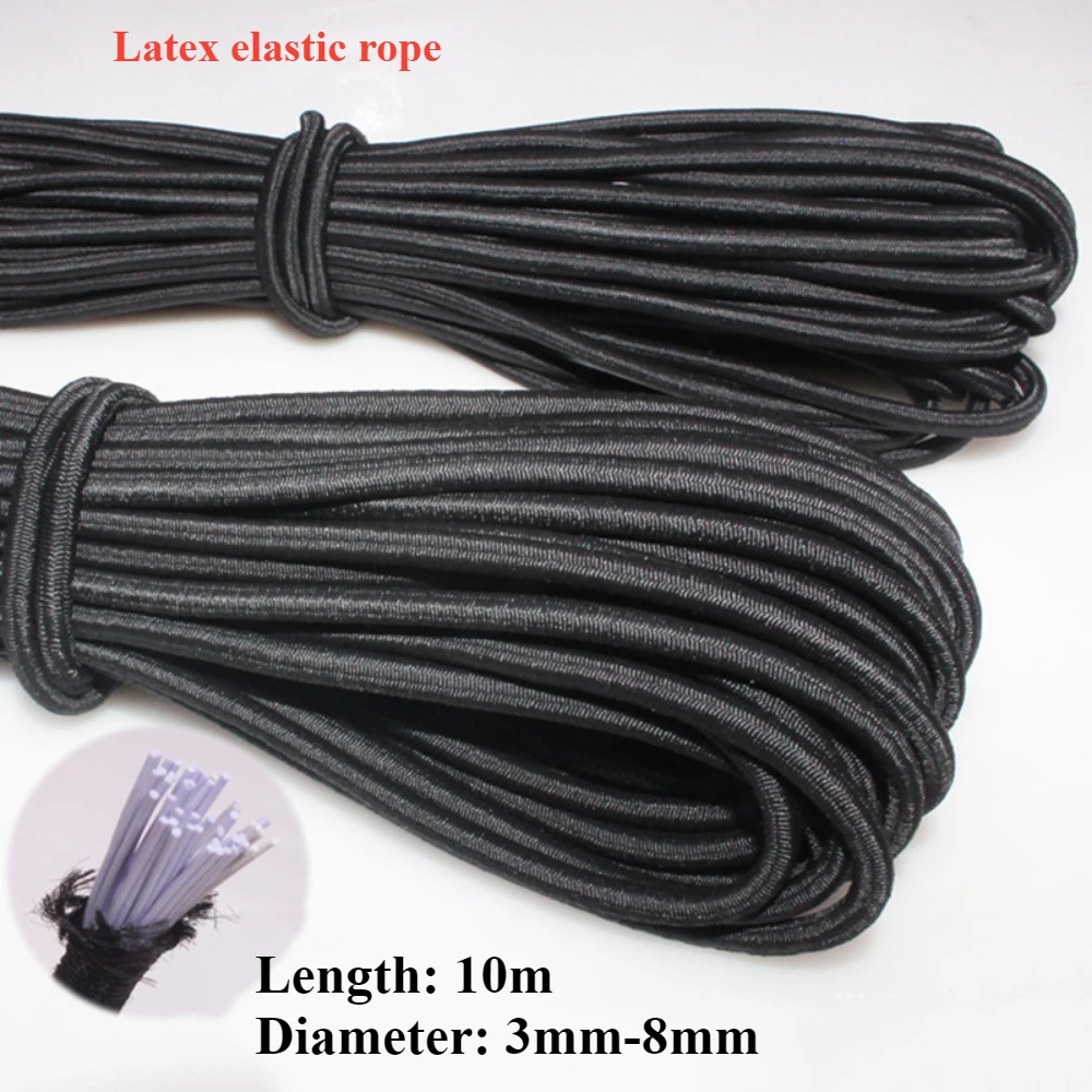 3/4/5/6/8MM Black Strong Elast - đánh giá và giá Sewing Tas
