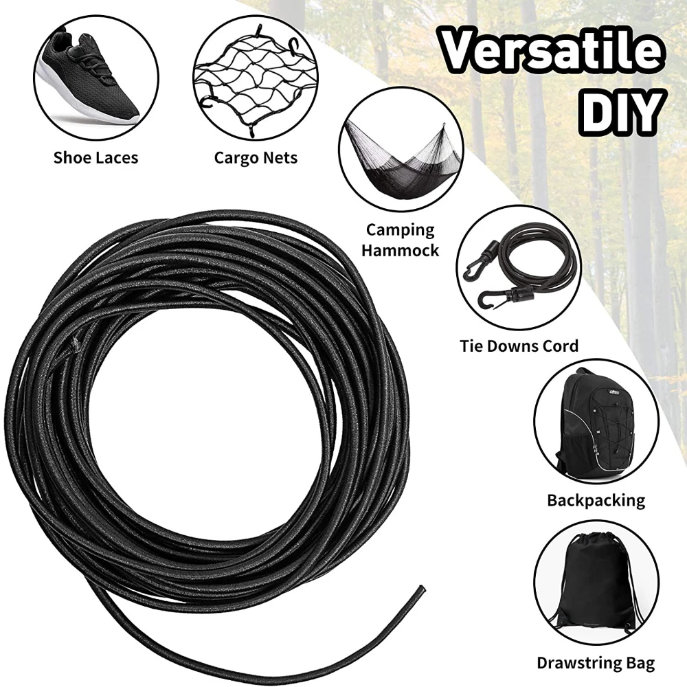 3/4/5/6/8MM Black Strong Elast - đánh giá và giá Sewing Tas