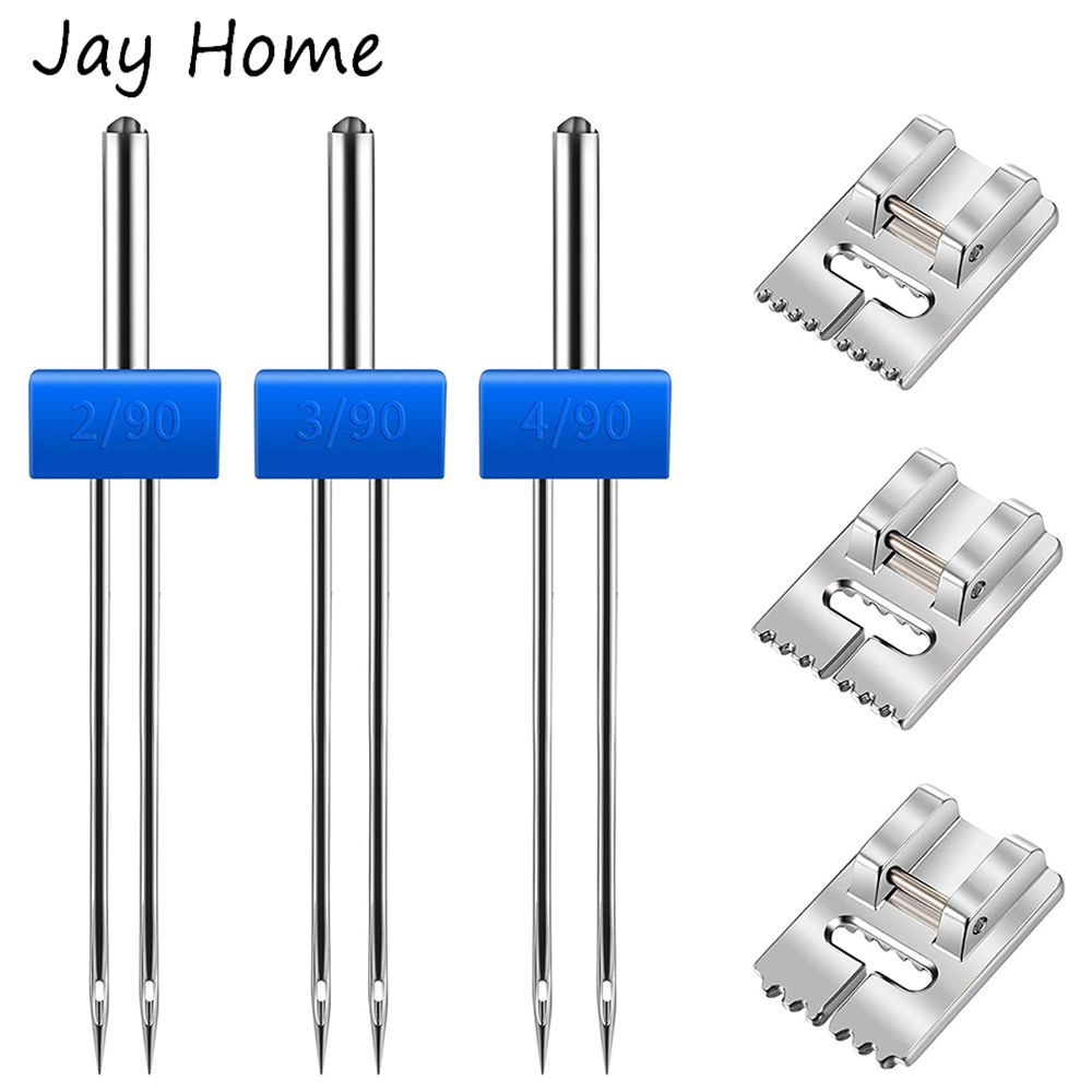 3 Kích Cỡ Máy Co Giãn Đôi Kim  - đánh giá và giá Twin Needle Stretch