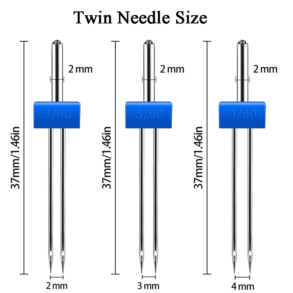 3 Kích Cỡ Máy Co Giãn Đôi Kim  - đánh giá và giá Twin Needle Stretch