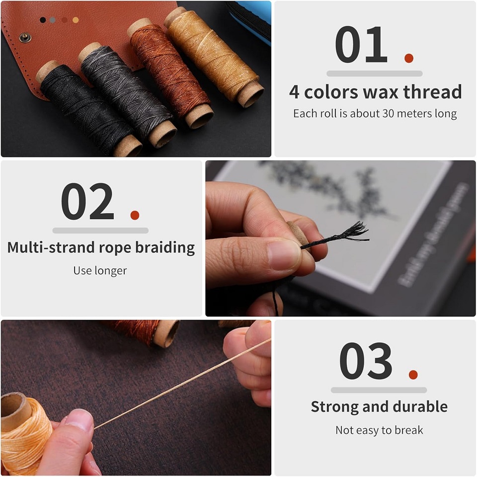 BUDDUR Leather Sewing Tools Ki - đánh giá và giá Sewing Tas