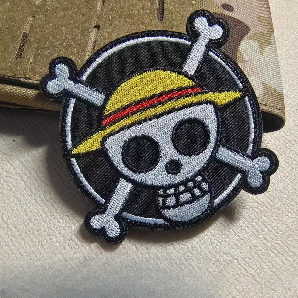 One Piece Badg Cartoon sleeve  - đánh giá và giá Velcro Sew On