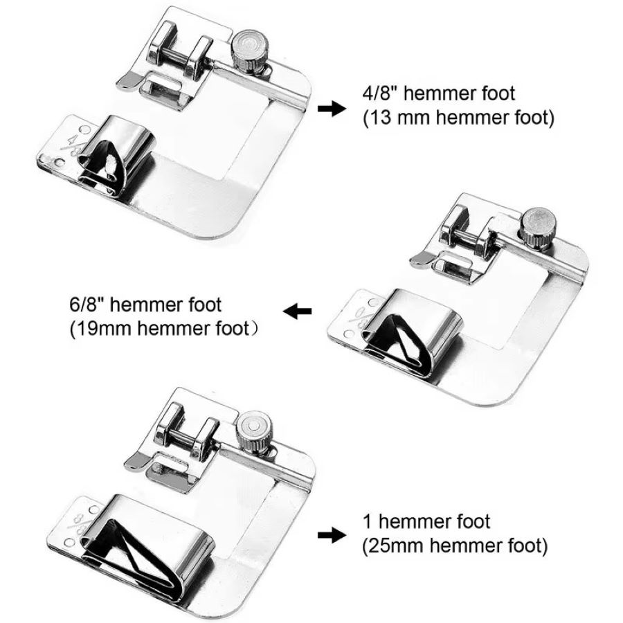 1PCS-3PCS 13/19/25mm Domestic  - đánh giá và giá Rolled Hem Foot