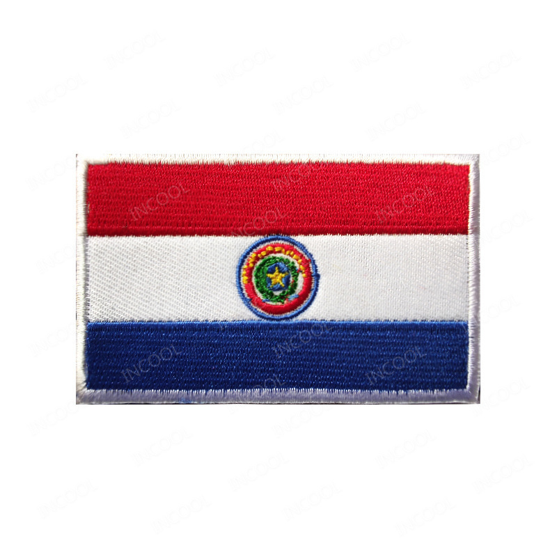 Paraguay Flag Embroidered Patc - đánh giá và giá Velcro Sew On
