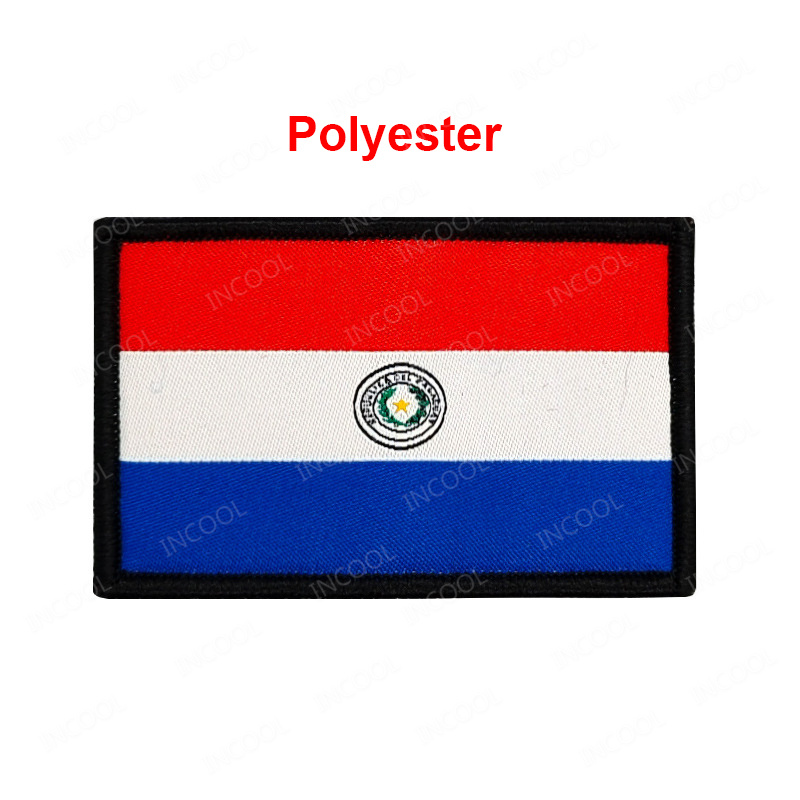 Paraguay Flag Embroidered Patc - đánh giá và giá Velcro Sew On