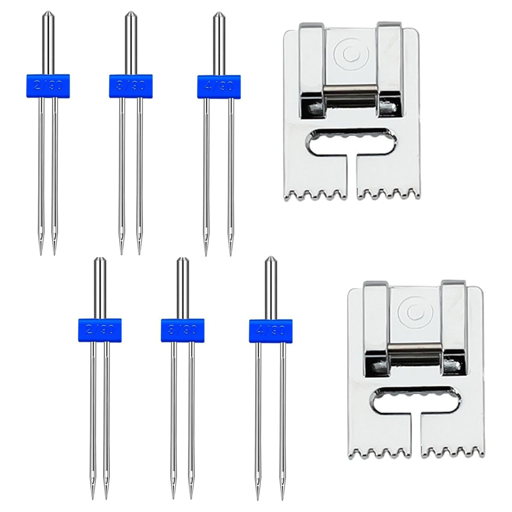 6PCS Twin Needle Double Needle - đánh giá và giá Twin Needle Stretch