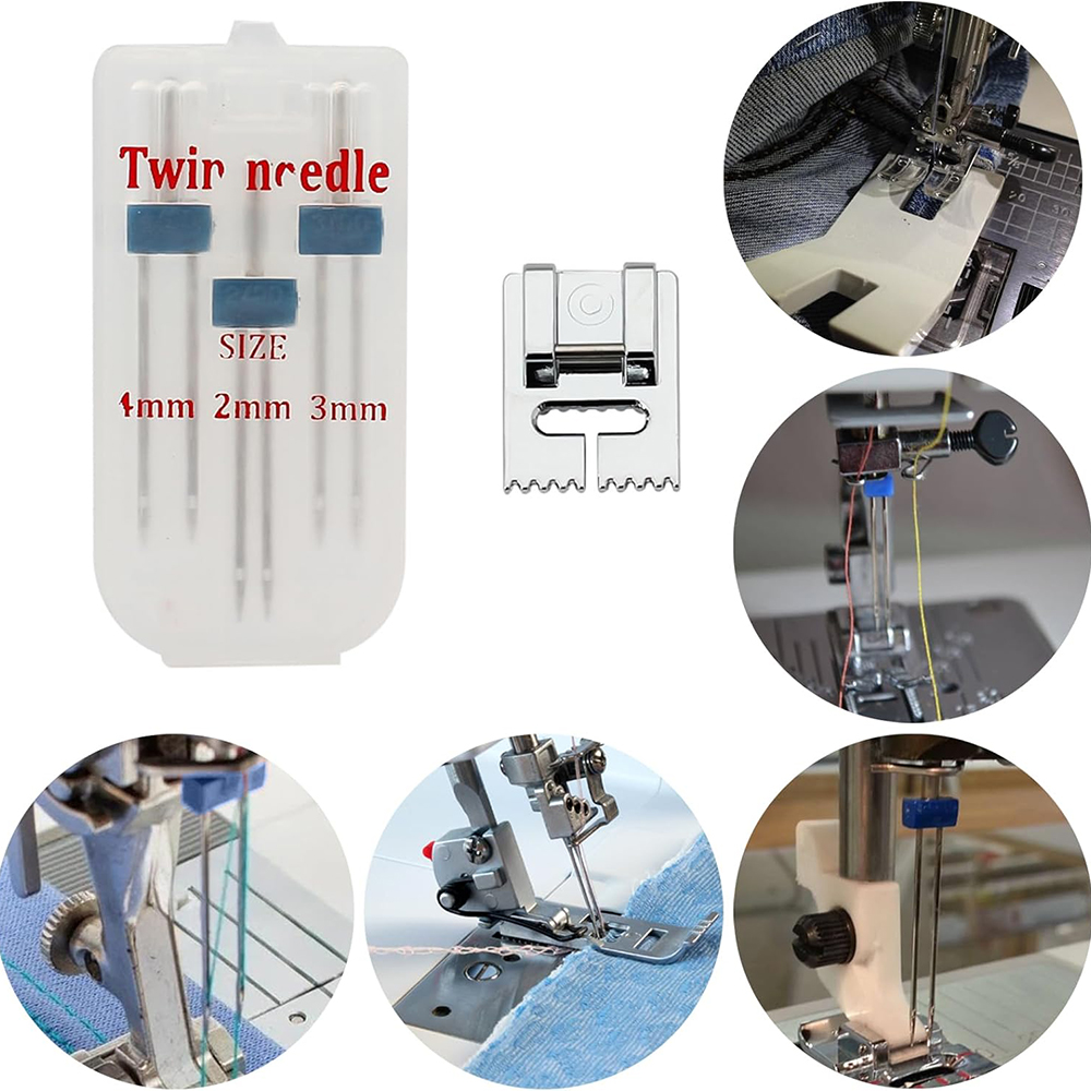 6PCS Twin Needle Double Needle - đánh giá và giá Twin Needle Stretch