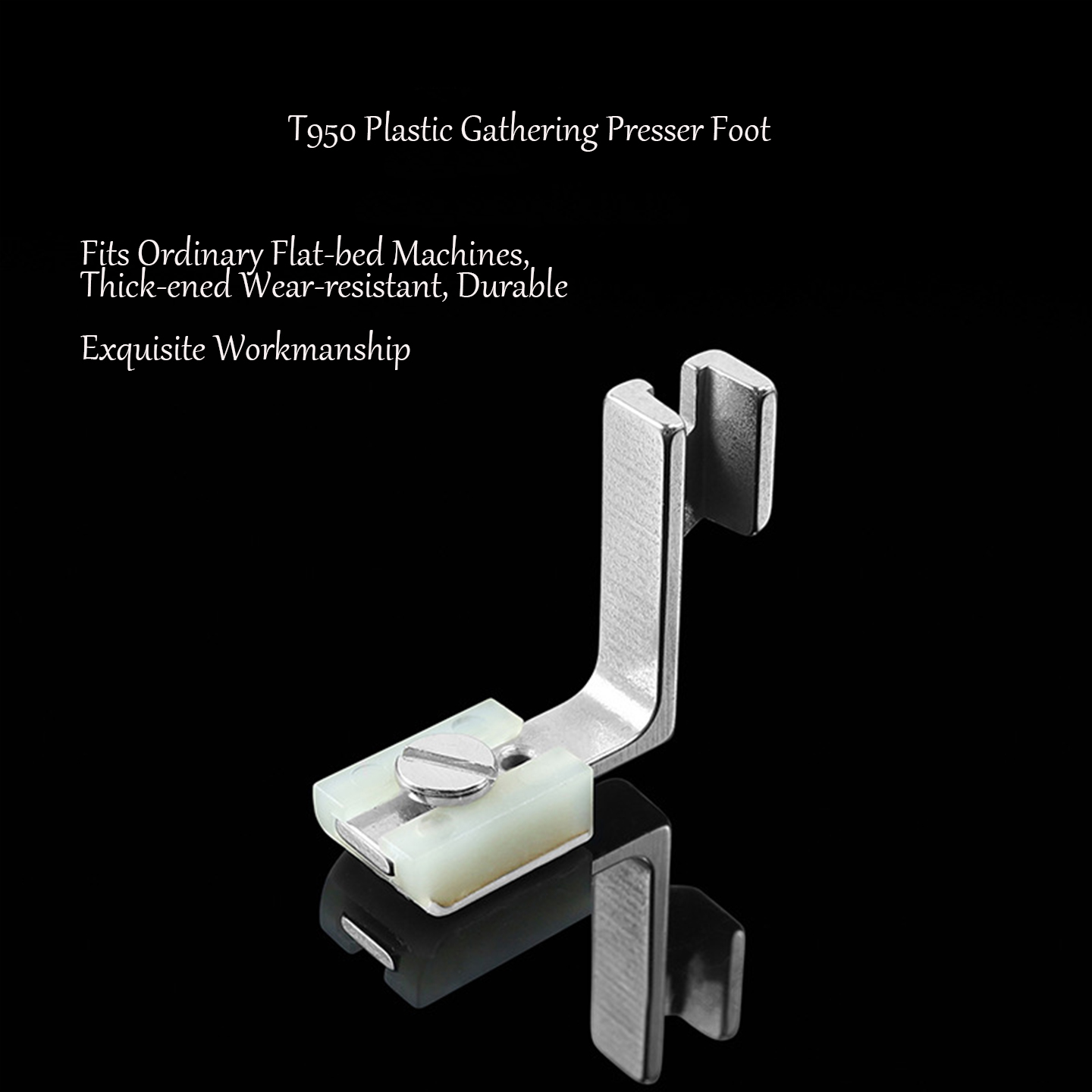 T950 Teflon Plastic Gathering  - đánh giá và giá Rolled Hem Foot