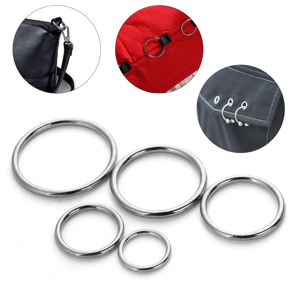 10Pcs Metal O Ring Silver Gold - đánh giá và giá Sewing Tas