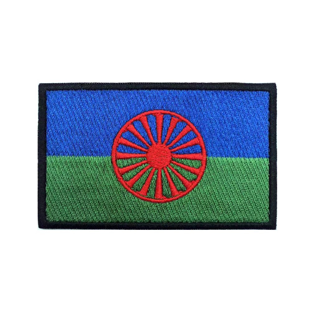 Rom Giang Hồ Quốc Kỳ Romani Mi - đánh giá và giá Velcro Sew On