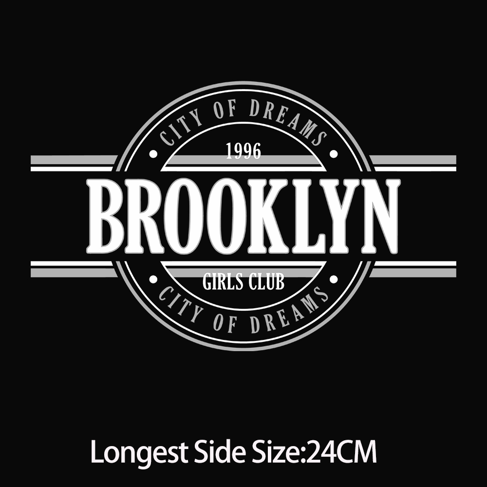 BROOKLYN American City Name Pa - đánh giá và giá Velcro Sew On