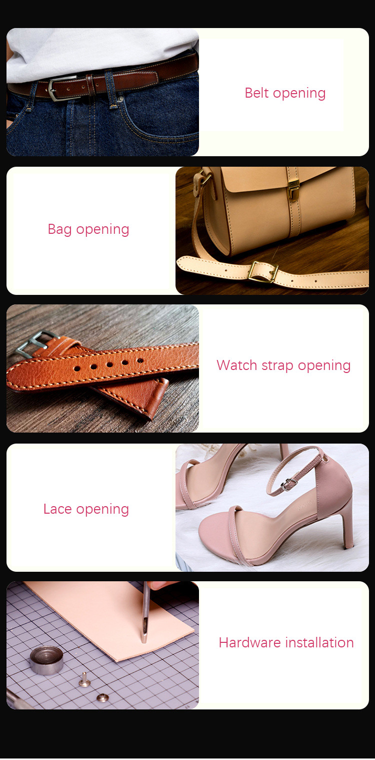 6Pcs/Set Leather Hole Punching - đánh giá và giá Sewing Tas