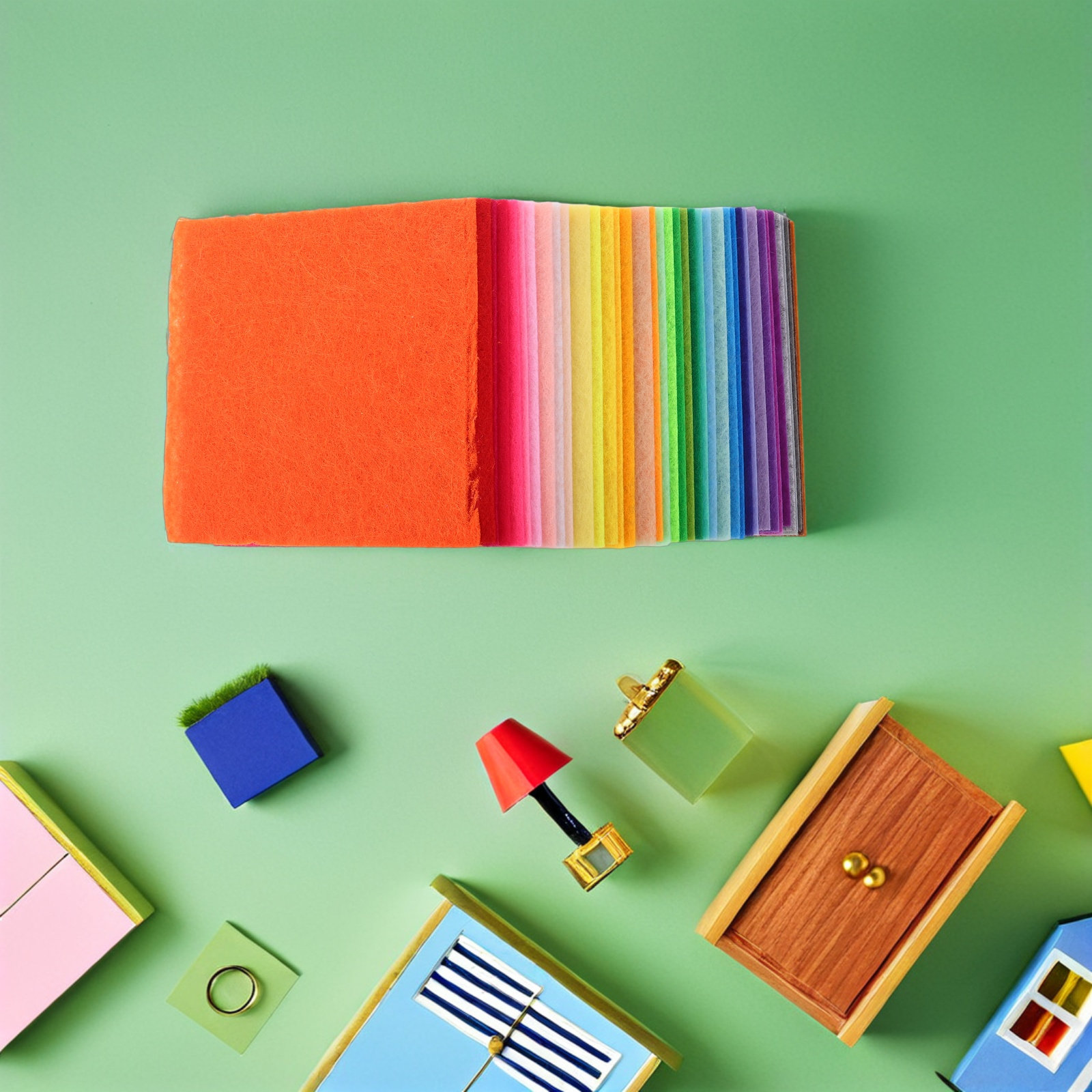 120Pcs Assorted Felt Squares 1 - đánh giá và giá Sewing Textile Art